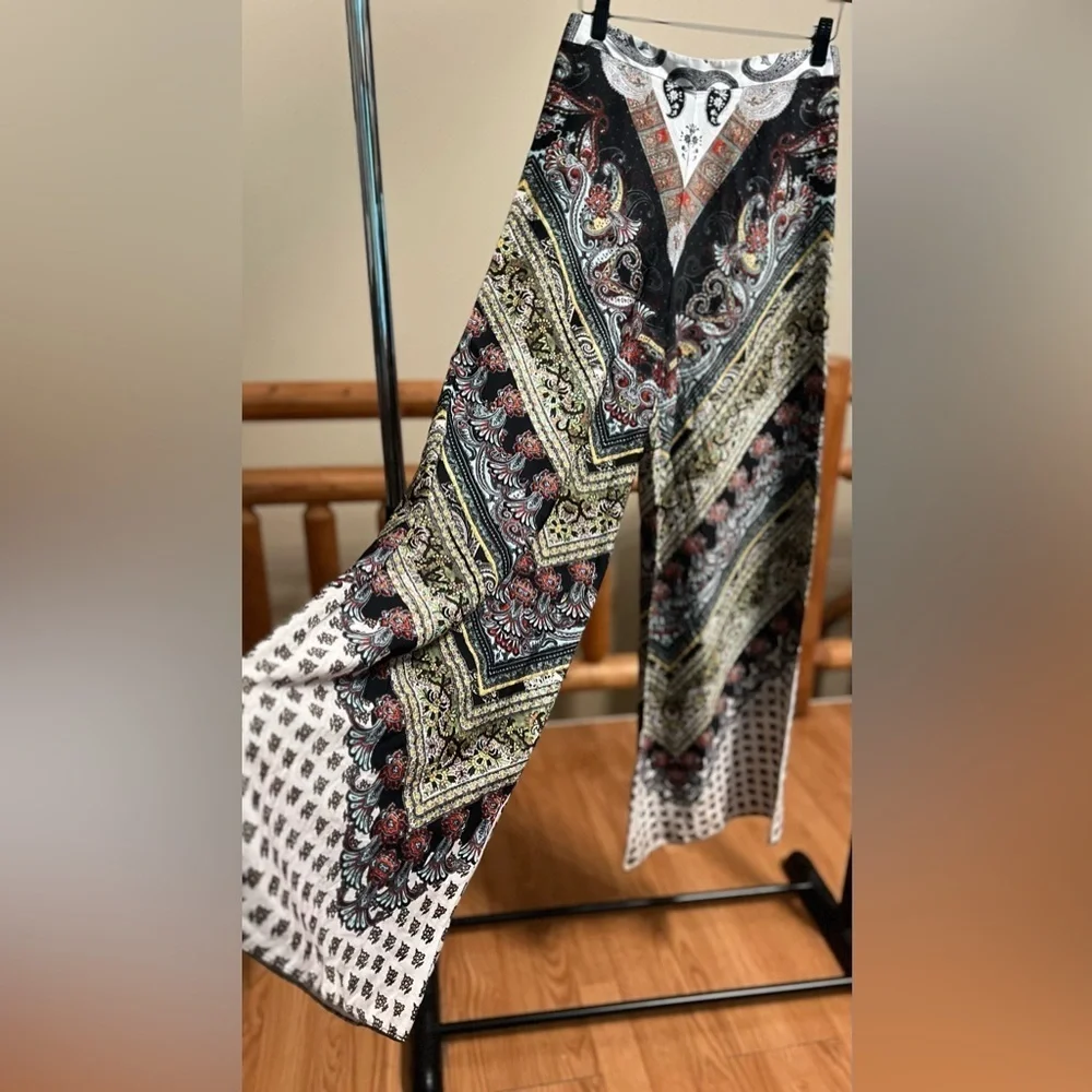 Alice + Olivia Boho Wide Leg Palazzo Pants Size 2
